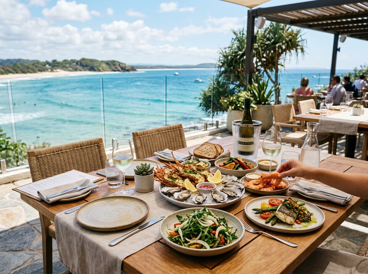 Australian coastal dining stay