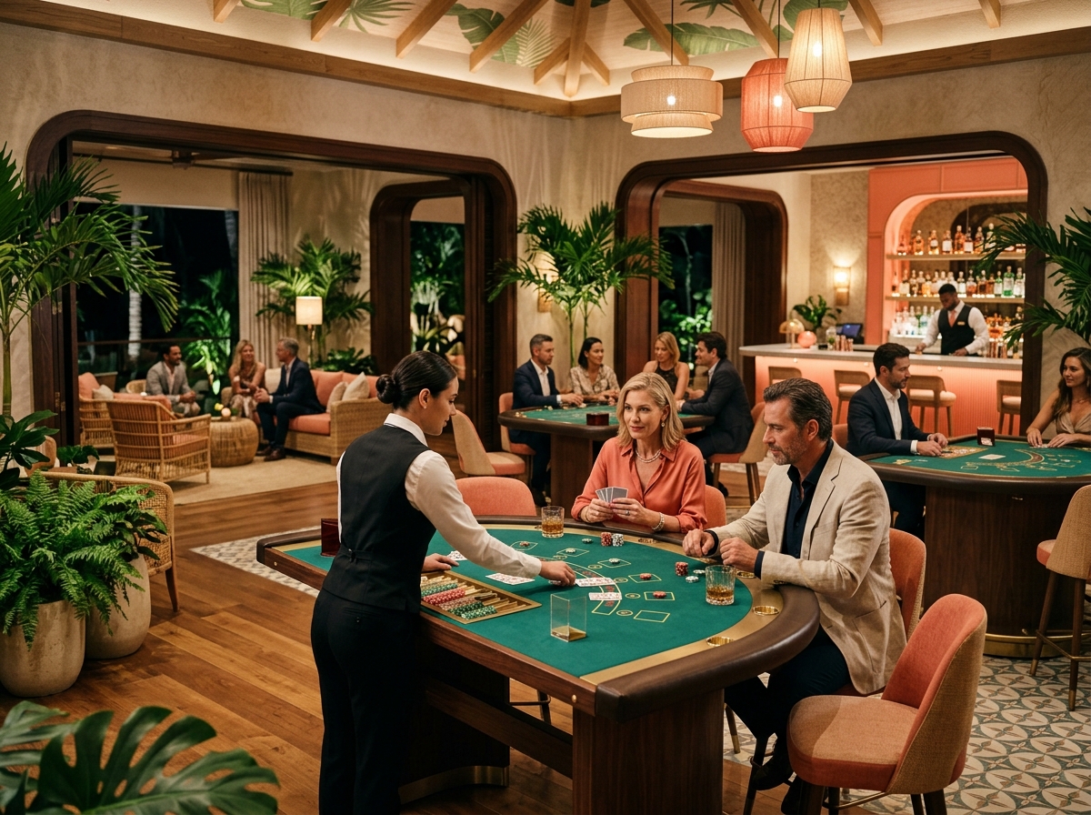 Sunset Bay adults-only casino lounge