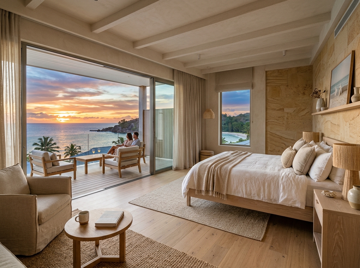 Sunset Bay ocean-view suite stay